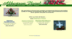 Desktop Screenshot of albertsonfloral.com